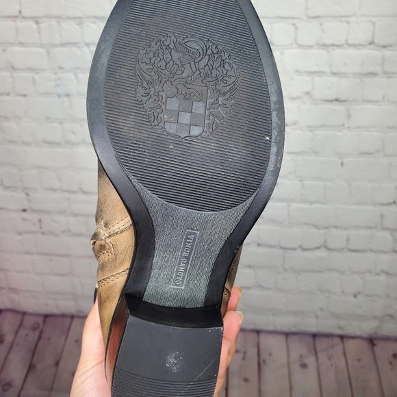 Vince Camuto Bilco Antiqued Coal Tall Riding Boots size 6B - Picture 3 of 6